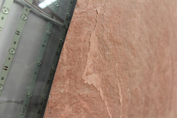 stone cladding outside walls