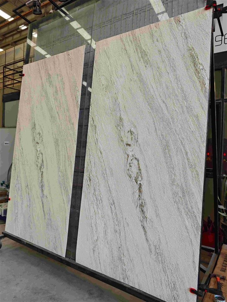 Natural stone veneer for walls